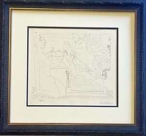 Pablo Picasso lithograph numbered limited edition of 300 with official Museum stamp