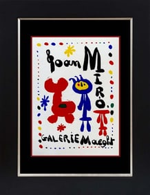 Joan Miro Lithograph from 1968