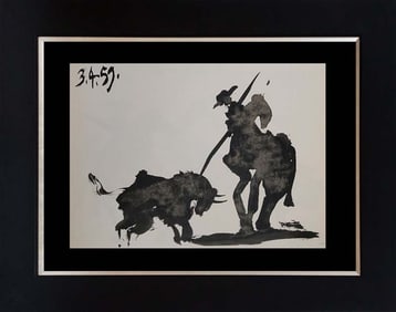 Pablo Picasso 1961 Lithograph Toros Y Toreros.
