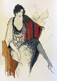 Itzchak Tarkay Limited Edition Serigraph