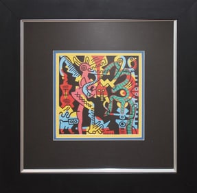 Keith Haring Color Plate Lithograph