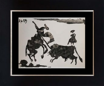 Pablo Picasso 1961 Lithograph Toros Y Toreros.
