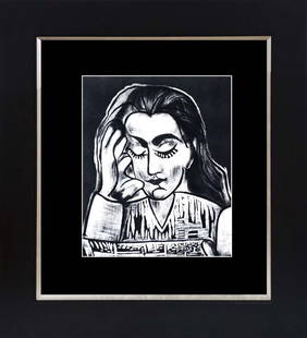 Pablo Picasso Lithograph from 1962: Pablo Picasso Lithograph from 1962 Approx 18x22 inches. Professionally framed. Includes certificate of authenticity.