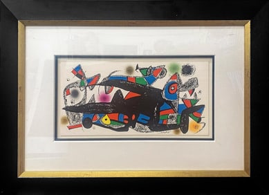 Joan Miro Lithograph from 1969