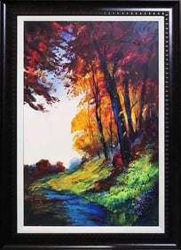 Original on canvas Michael Schofield landscape