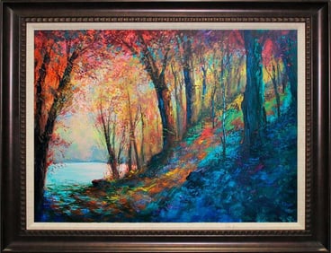 Michael Schofield Original Hand Signed on canvas landscape