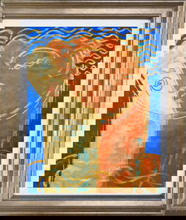 Gaylord Soli Original on canvas: Gaylord Soli Original One of a kind. Hand signed by the artist. 30x24 inches. Approx image size Includes certificate of authenticity. Custom framed This work was purchased directly from the artist.
