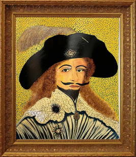 Original on board Charles I by William Verdult: Original on board Charles I by William Verdult One of a kind original Hand signed by the artist. Approx 30x24 inches image size. Custom framed and includes certificate.