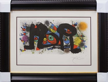 Joan Miro Original LIthograph Joan Miro Hand signed and Artist Proof HC Limited Edition 1974