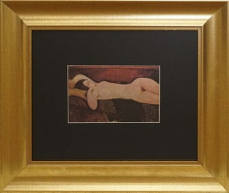 Modigliani Lithograph after Modigliani 1969