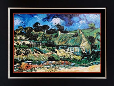 Vincent Van Gogh Limited Edition Hand embellished on canvas