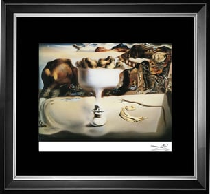Salvador Dali color plate lithograph on paper