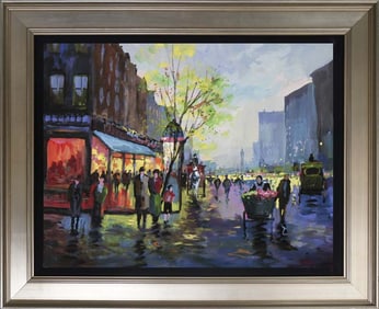 Michael Schofield Hand embellished on canvas