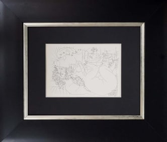 Pablo Picasso Original Lithograph 1956 Vollard Collection
