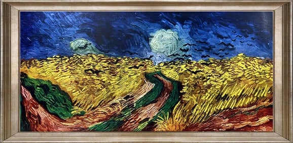Van Gogh hand embellished on canvas after Van Gogh Limited Edition