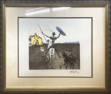 Salvador Dali Lithograph Limited Edition Impossible Dream: Salvador Dali Limited Edition Lithograph The signature is in the plate. Approx 27 x 22 inches. Custom framed. Includes Certificate of Authenticity.