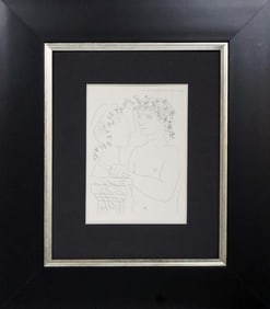 Pablo Picasso Original Lithograph 1956 Vollard Collection
