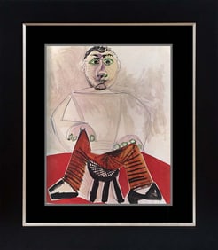 Pablo Picasso Color Plate Lithograph from 1969