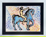Salvador Dali Limited Edition Original Lithograph Victory of Primitive Man. Le Jungle Humane Suite