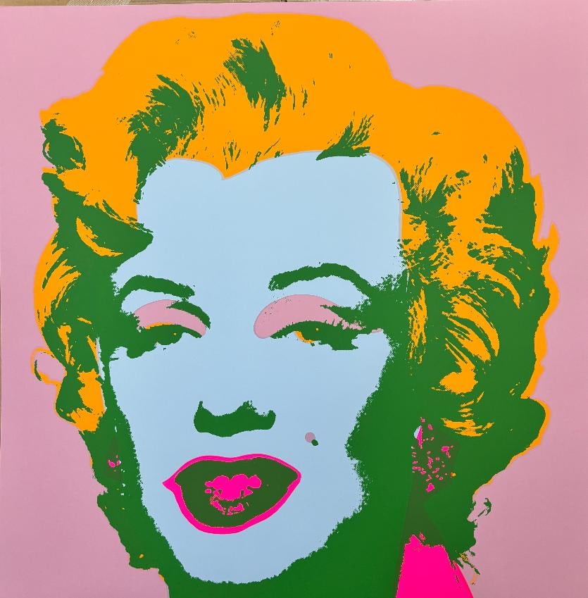 Marilyn Monroe  Andy Warhol Lithograph Limited Edition Sunday B. Morning (1 of 1)