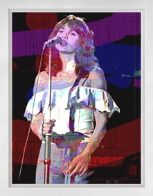 Linda Ronstadt Mixed Media Original on canvas David Llloyd Glover
