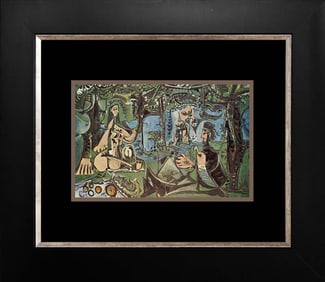 Picasso Color Plate Lithograph from 1971 Geneve