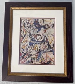 Jackson Pollock Color Plate Lithograph