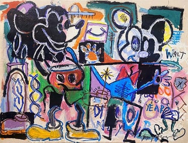 Gino Perez Limited Edition on paper Mickey Mouse