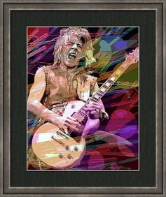 Randy Rhodes Original Mixed Media on canvas by David Lloyd Glover