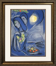 Marc Chagall Pochoir signed in 1949