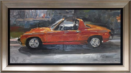 Original on canvas by Jorn Fox Porsche 914