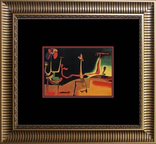 Joan Miro Color Plate Lithograph after Miro 1968