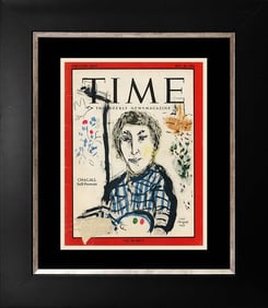 Marc Chagall Lithograph from Time Magazine
