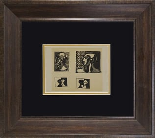 Pablo Picasso lithograph from 90 years ago Antique on Velin from 1926 Paris