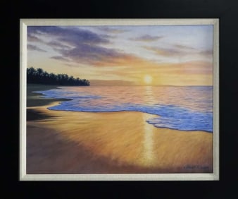 Robert Copple Hand embellished on canvas Limited Edition