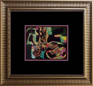 Joan Miro Color Plate Lithograph after Miro 1968