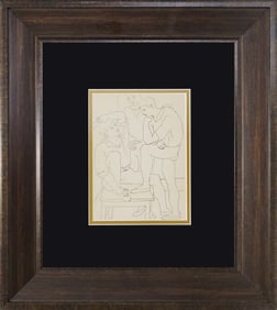 Pablo Picasso lithograph from 90 years ago Antique on Velin from 1926 Paris