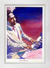 Bud Powell Paris Blues David Lloyd Glover Mixed Media Original canvas
