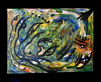 Original on canvas by William Verdult the Dutch Master