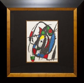 Joan Miro Hand Signed Lithograph