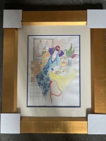 Tarkay Original Watercolor