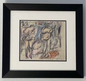 Willem de Kooning Color Plate Lithograph