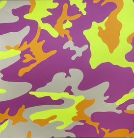 Andy Warhol Camouflage Screenprint from 1987 Serigraph