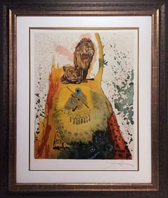 Salvador Dali Limited Edition Hand signed and numbered lithograph 1978