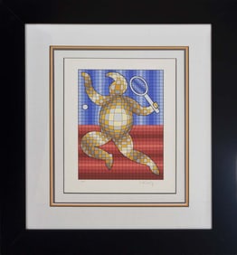 Victor Vasarely Limited Edition Serigraphs Tennis