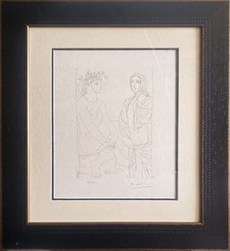 Pablo Picasso lithograph with museum official stamp limited edition of 300 numbered