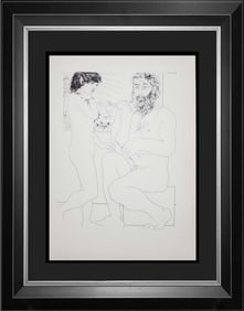 Pablo Picasso Lithograph 1956 Mourlot Press Vollard Suite