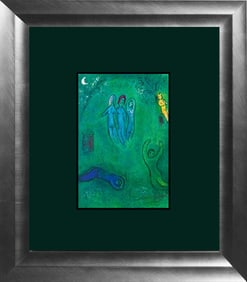 Marc Chagall Hand Signed Lithograph Three Nymphs