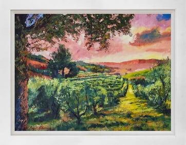 Limited Edition Hand embellished on canvas David Lloyd Glover