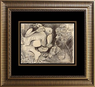 Pablo Picasso Color Plate Lithograph from 1970